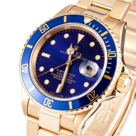 rolex submariner blue gold price uk|Rolex Submariner used price guide.